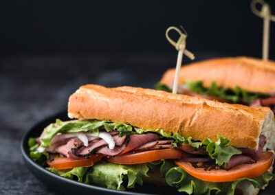 sandwich jambon cru